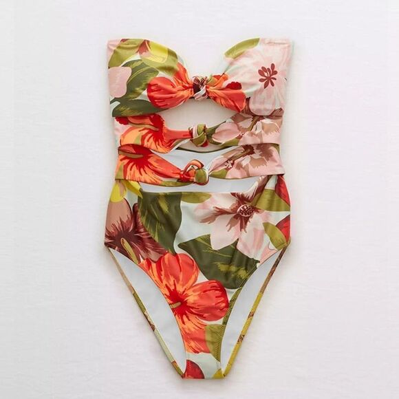 Sunfere FLOWER PRINTED SWIMSUIT with pareo - Picture 3 of 11